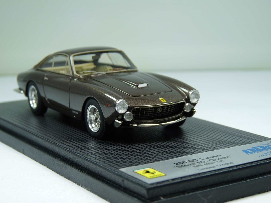 BBR スティーブ・マックイーンの愛車　フェラーリ２５０ＧＴ　ルッソ