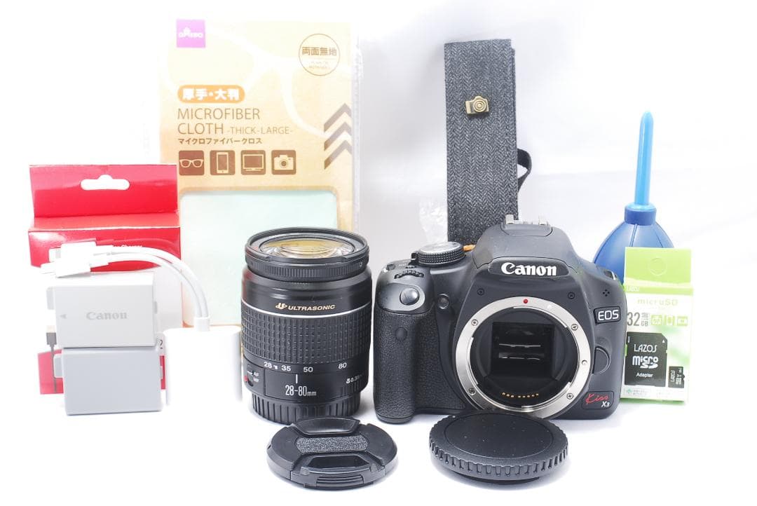 ✨【新品おまけ多数】Canon kiss X3 長時間耐久撮影パック✨
