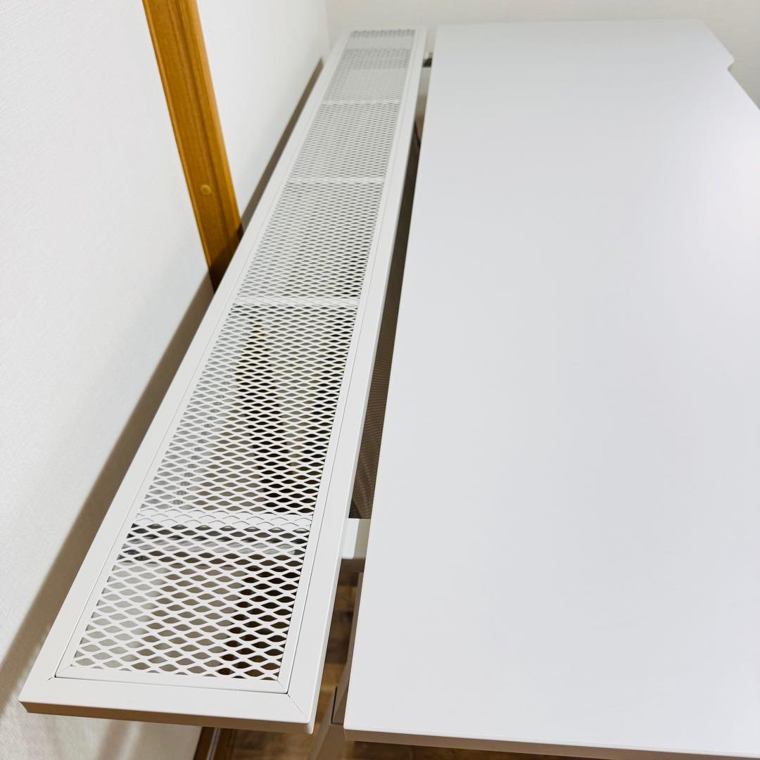 送料出品者負担 美品 IKEA ウーテスペラレ ゲーミングデスク ライトグレー