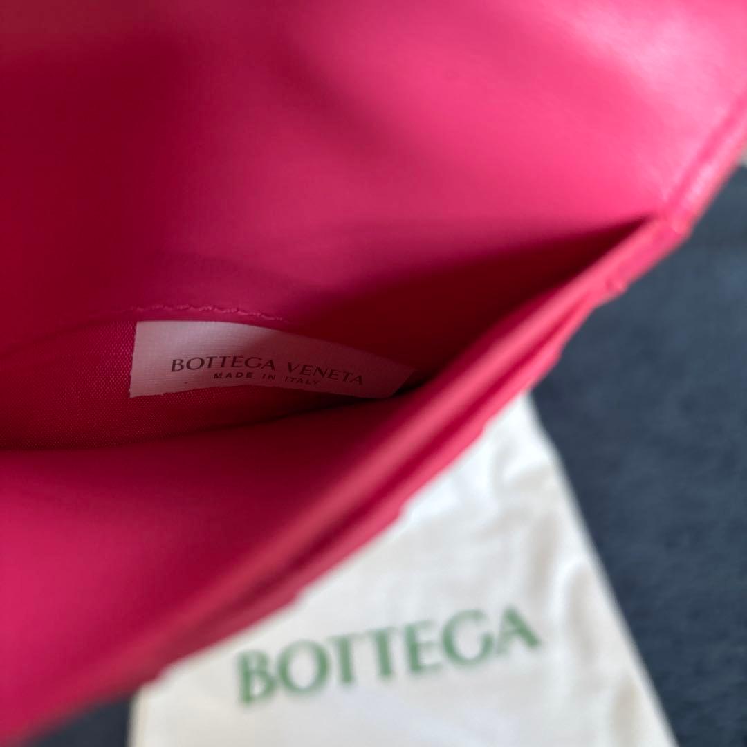 ✨極美品✨ボッテガ　長財布　カセット　イントレチャート　RFID搭載　ピンク