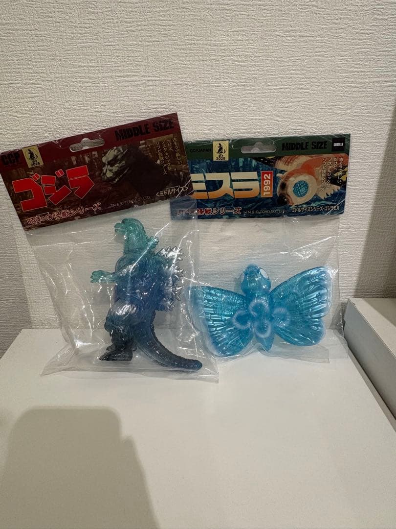 ゴジラVS江の島】CCP製ソフビ ゴジラ（1995）＆モスラ（1992） フィギュア