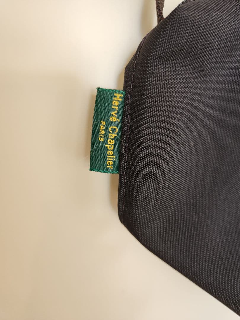 エルベシャプリエ　2885N 舟型ショルダーバッグS　ノワール　黒