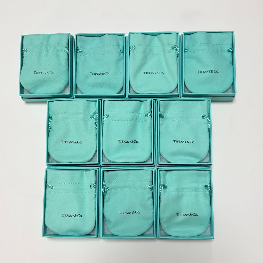 極美品 ティファニー 空箱 巾着袋 10セット 現行品 アクセサリー ポーチ