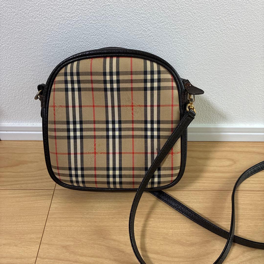 Burberry チェック柄ショルダーバッグ