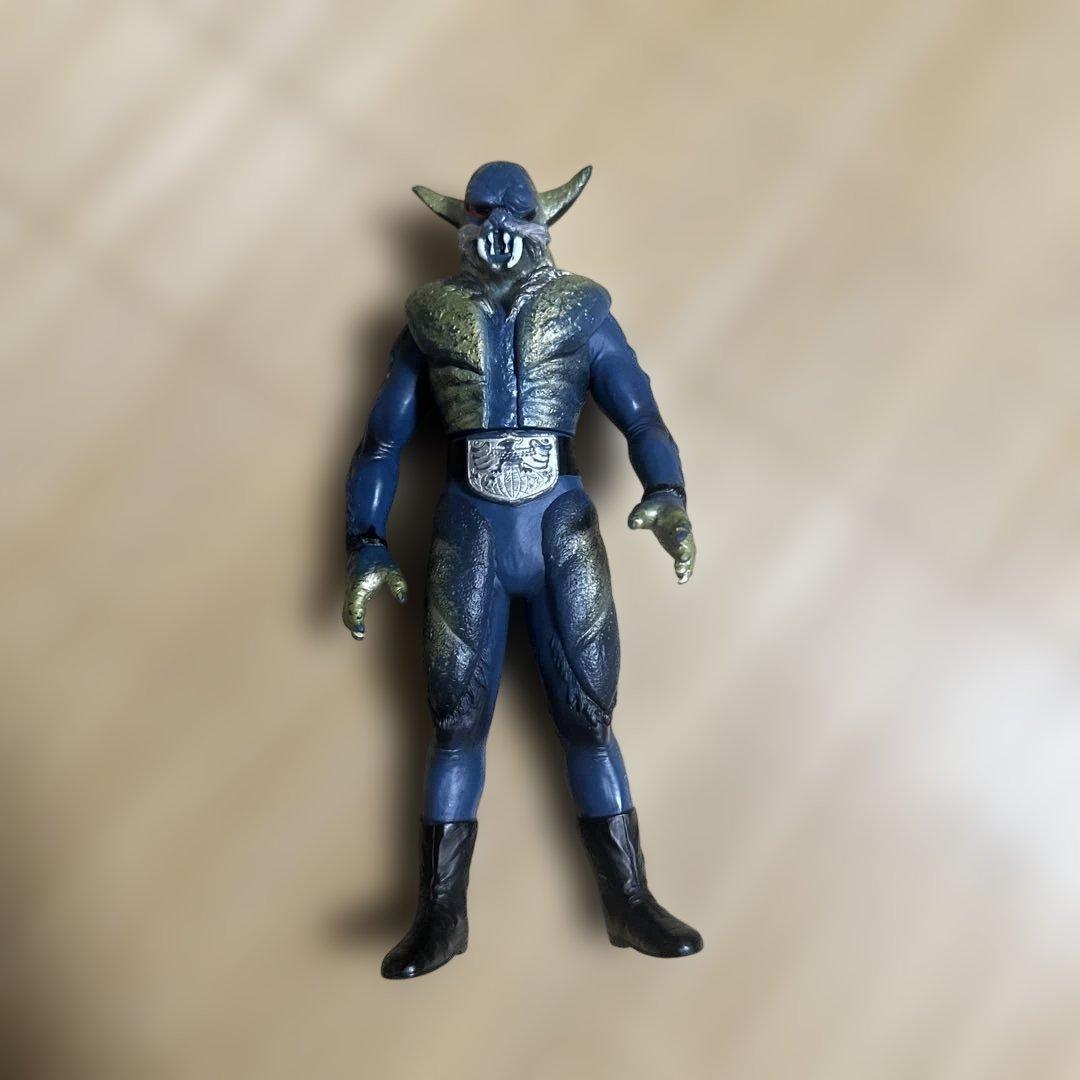 ライダー怪人シリーズEX 狼男のソフビ 当時物 旧バンダイ 仮面ライダー