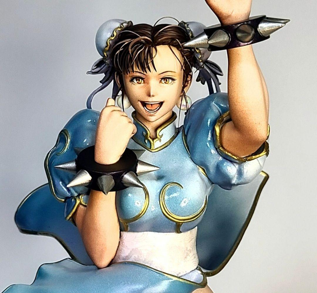 二次元 リペイント 春麗 チュンリー 顔の描き直し 頭髪追加 一番くじ A賞