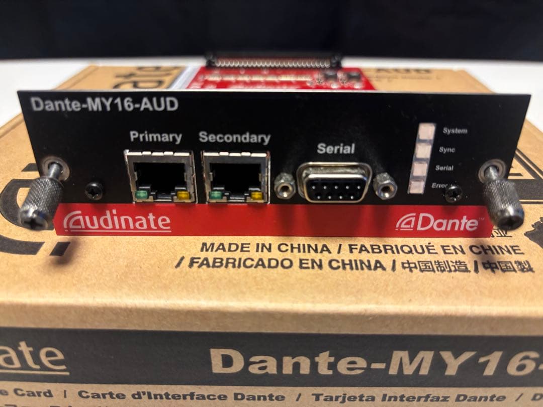 マ*ド様 【中古】Audinate Dante-MY16-AUD インターフェー
