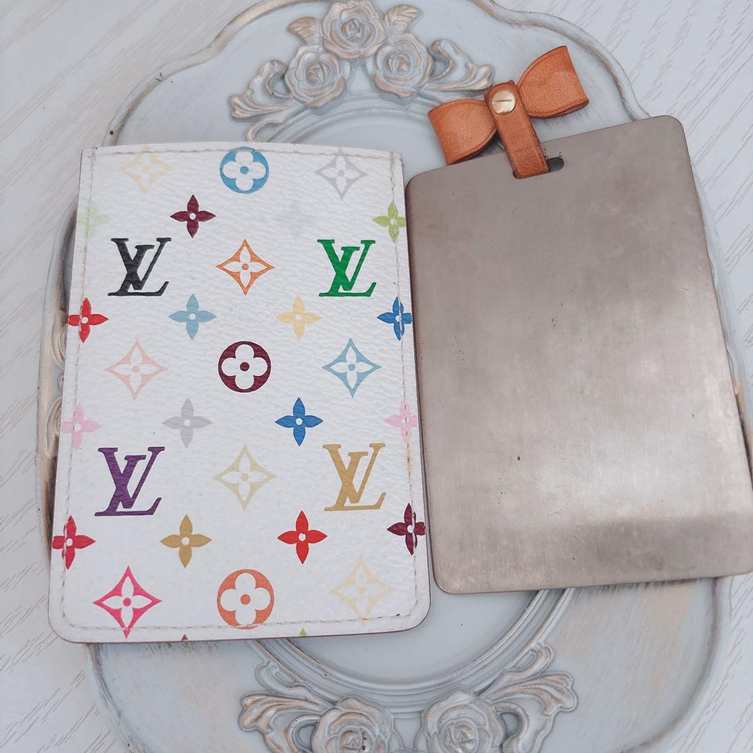 Louis Vuitton モノグラム マルチカラー ホワイト ミラー