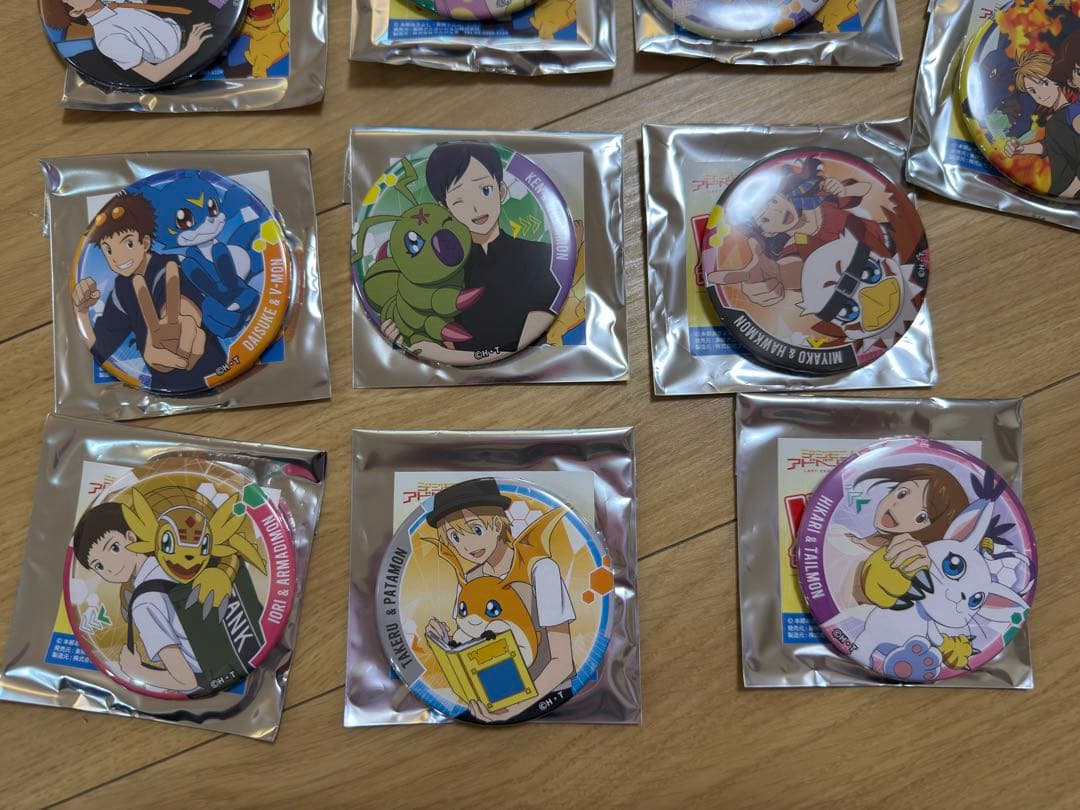デジモンアドベンチャー LAST EVOLUTION 絆 ドでか缶バッジ コンプ
