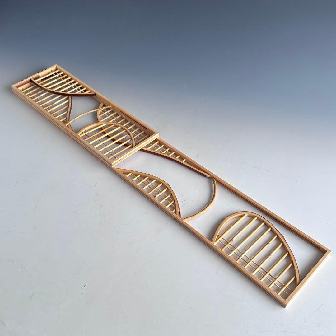 茶道具 煎茶用 結界 竹窓 南部指物師 藪内高達斉 共箱 工芸 煎茶道