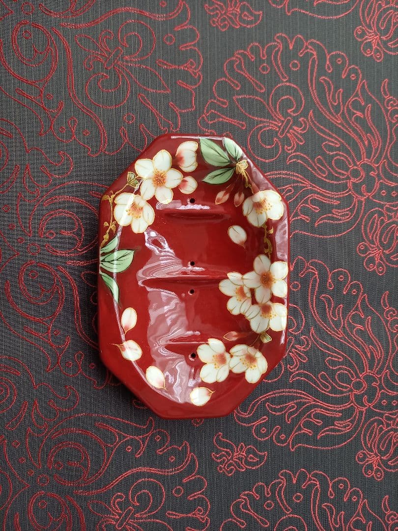 陶あん 京焼 清水焼 ソープディッシュ 石鹸受皿 桜柄