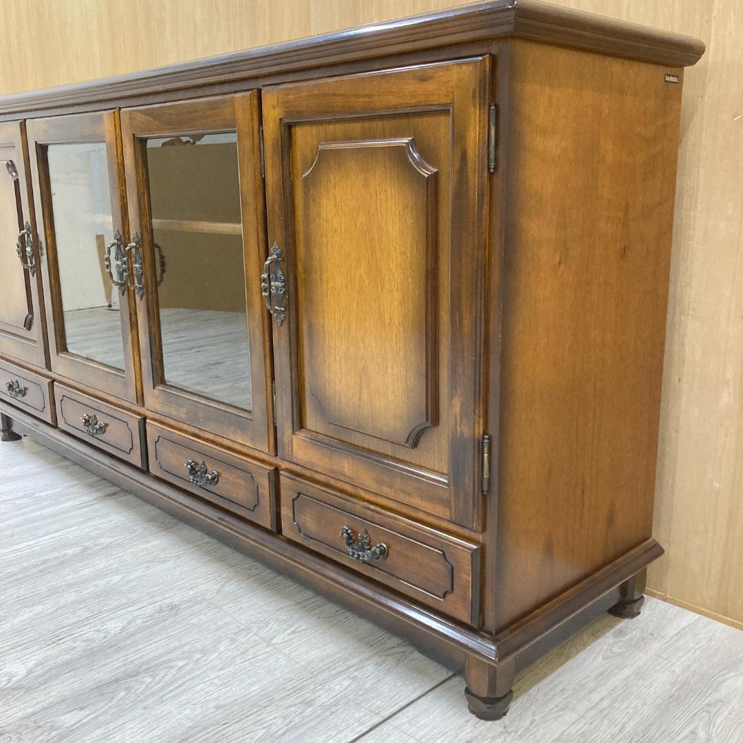 カリモク】コロニアル サイドボード リビングボード キャビネット 極美