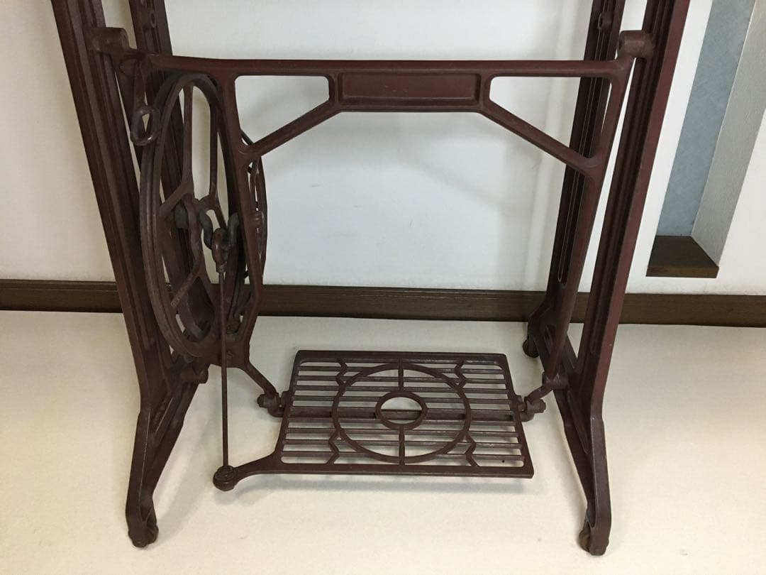 天板部のみ ジャノメ 足踏み ミシンテーブル 飛騨産業の天板 リメイク