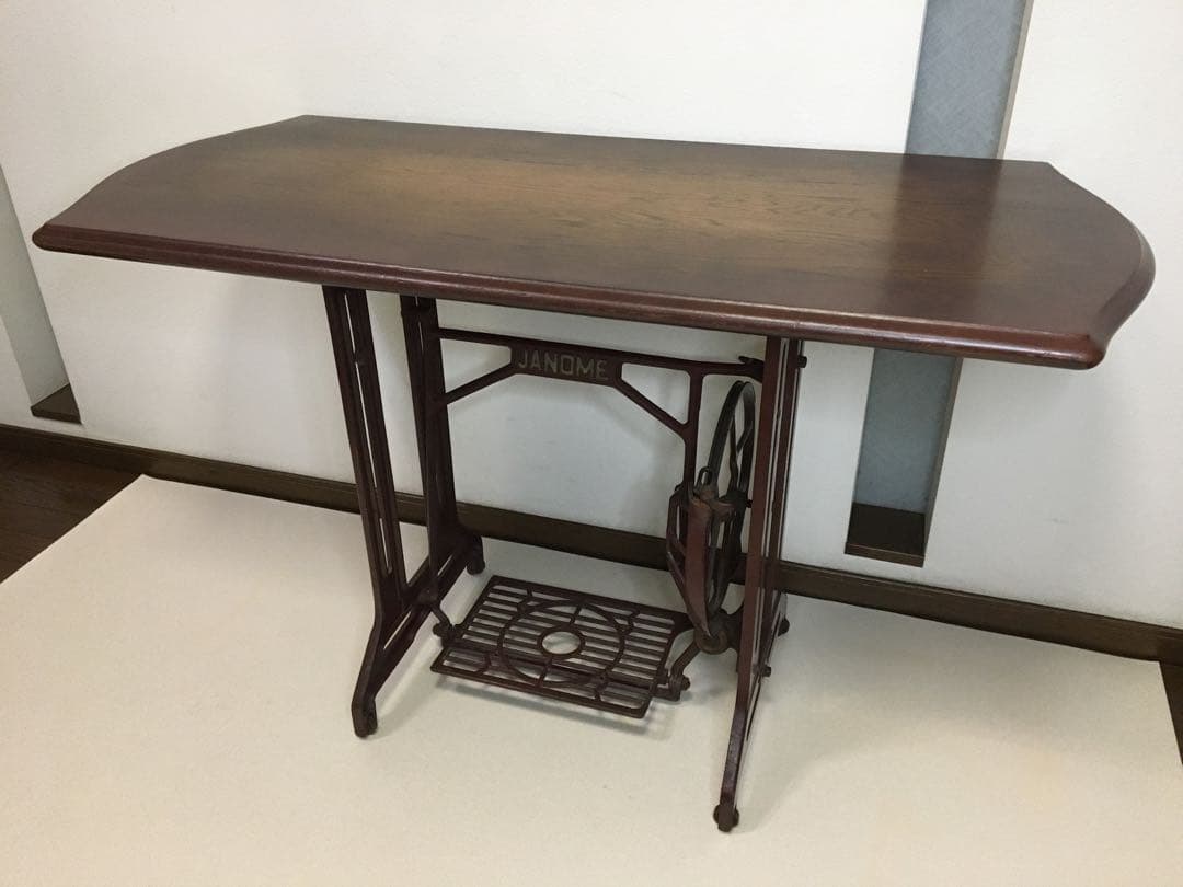 天板部のみ ジャノメ 足踏み ミシンテーブル 飛騨産業の天板 リメイク