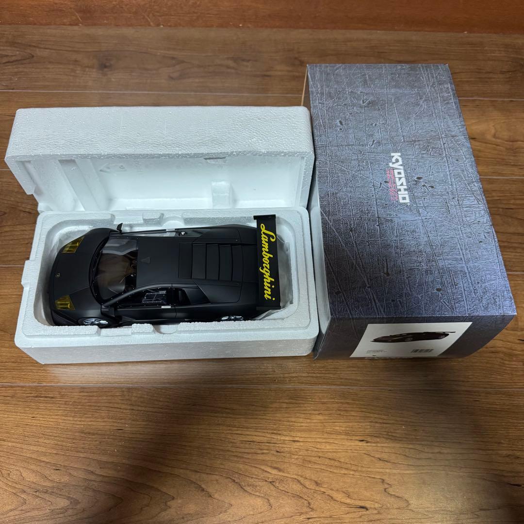 未展示品 京商 1/18 ランボルギーニ ムルシエラゴ R-GT マットブラック