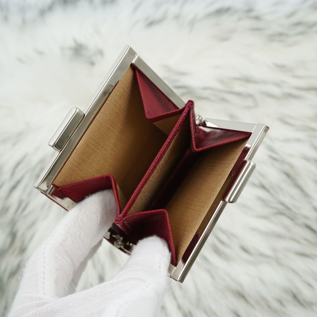 新品未使用品　箱付き　BURBERRY LONDON 小銭入れ　ノバチェック　赤