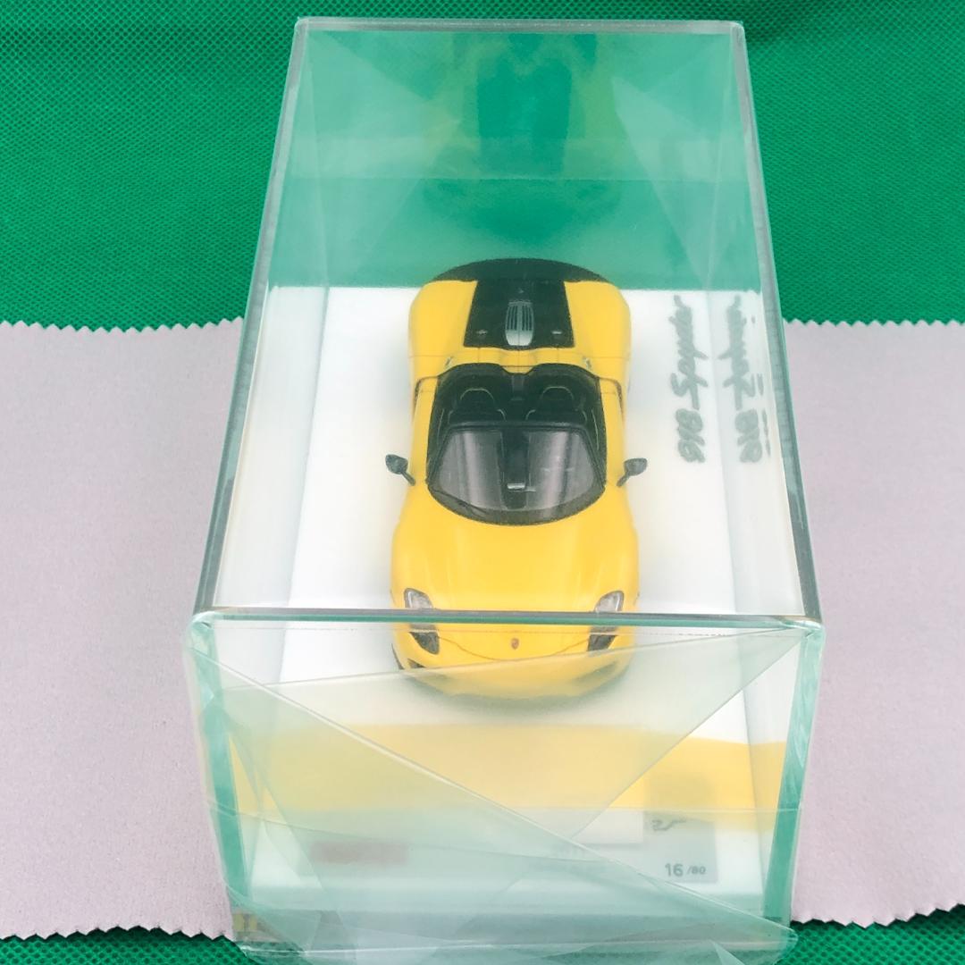 EIDOLON　1/43　ポルシェ 918 スパイダー【新品】レーシングイエロー