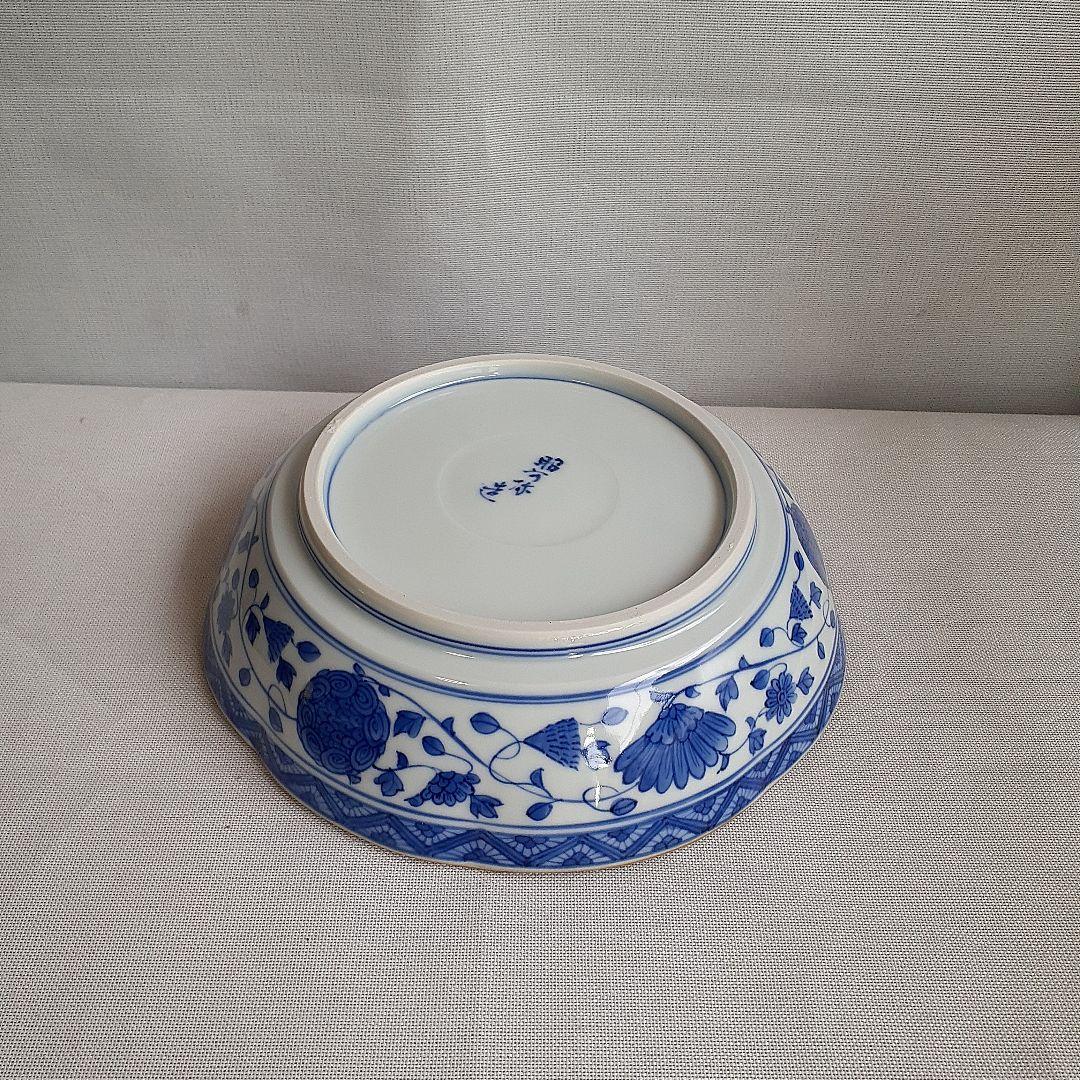 京焼 清水焼 昭阿弥 高野昭阿弥 色絵 芙蓉手 鉢