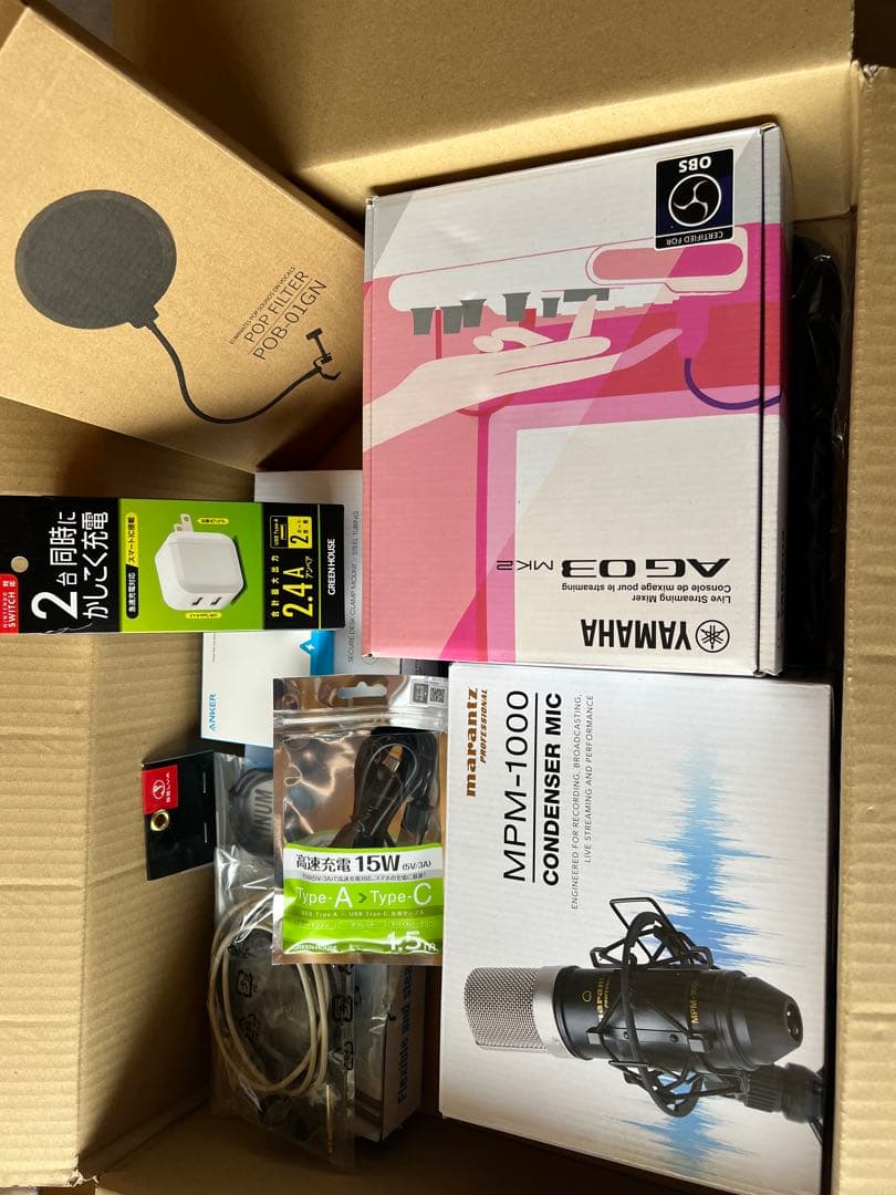 その他 yamaha ag03mk2