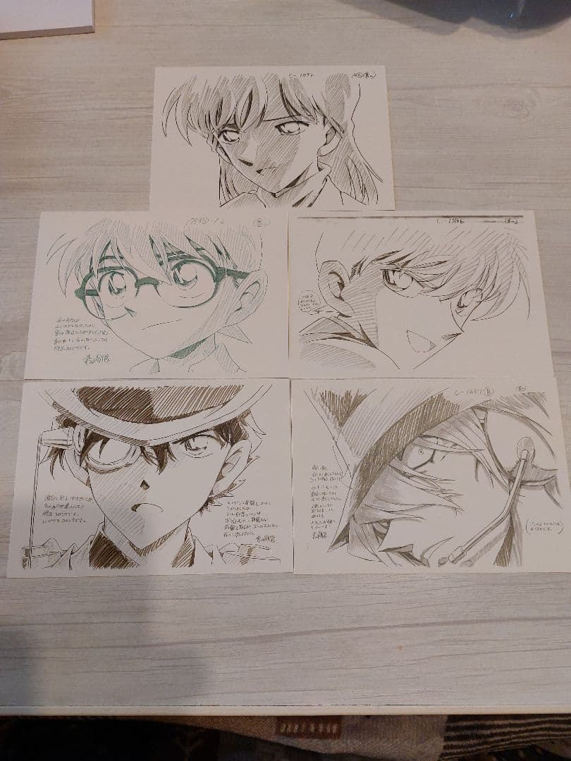 名探偵コナン 原画５枚セット 名探偵コナン『連載20周年 複製原画5枚セット』