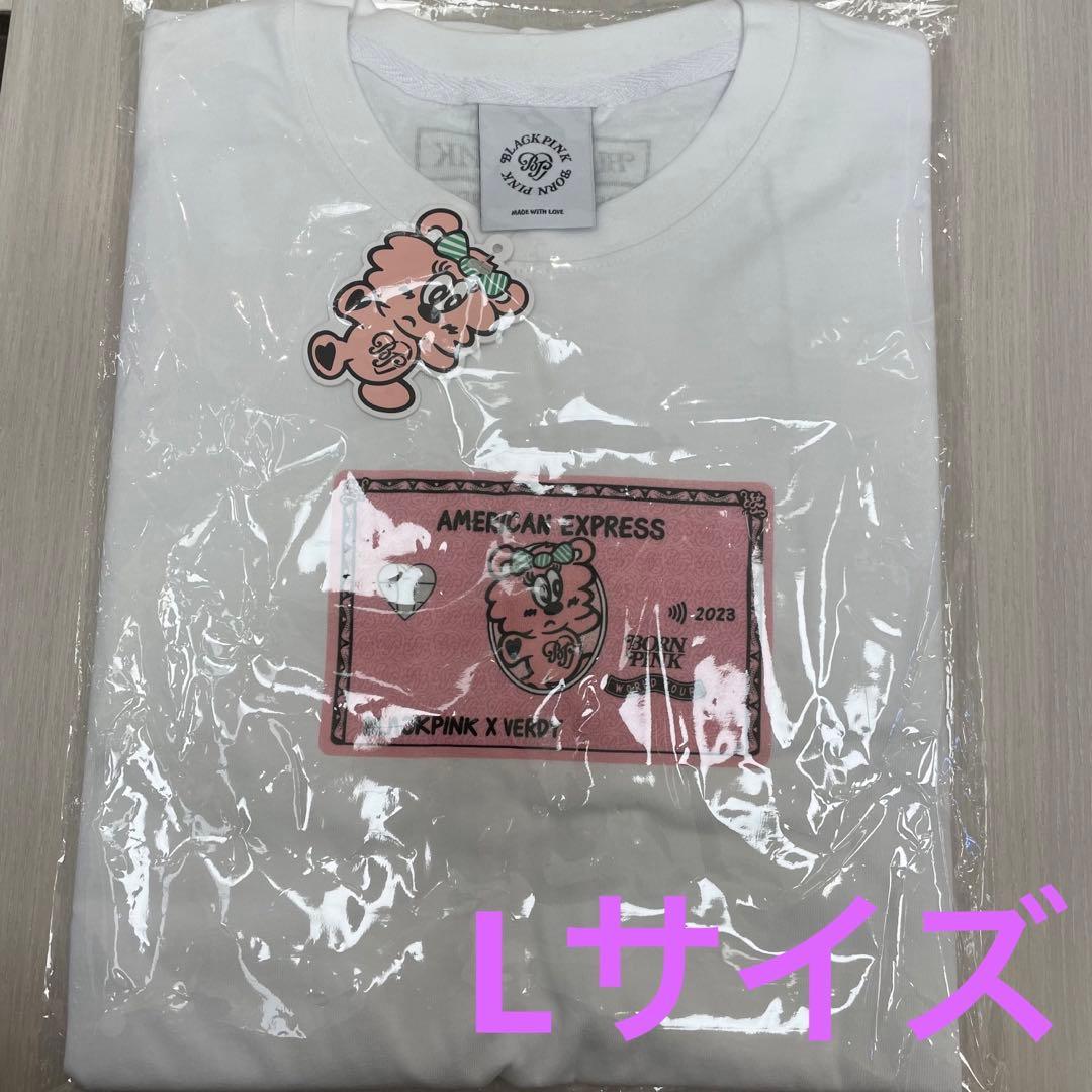 BLACKPINK VERDY コラボ アメックス限定 Tシャツ 白 Lサイズ - メルカリ