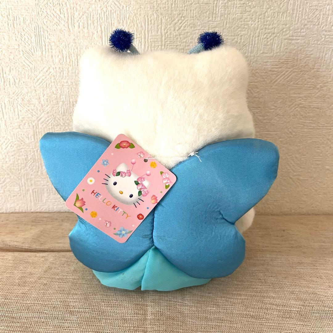 新品未使用タグ付き‼️妖精シリーズハローキティ 花飾り付きぬいぐるみ