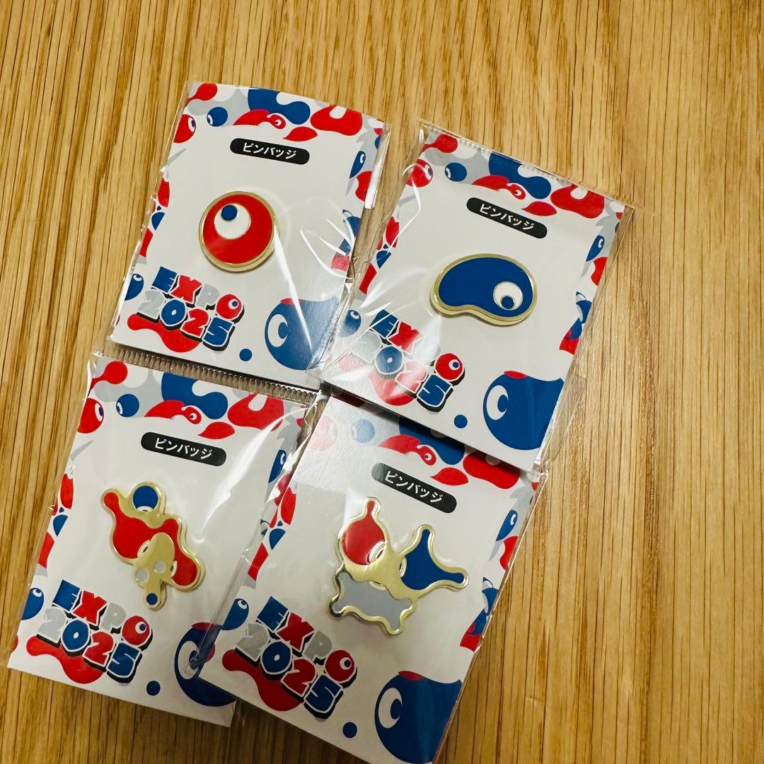 大阪万博 ミャクミャク コミャク こみゃく ピンバッジ 4種セット