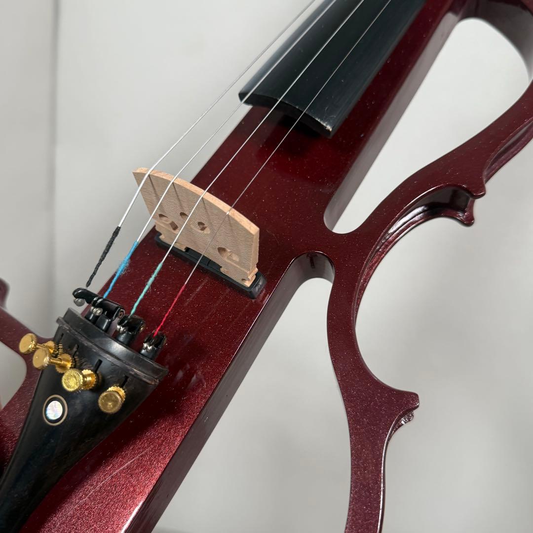 サイレントバイオリン HVPV-30 弓 2本 ケース 付属品付き