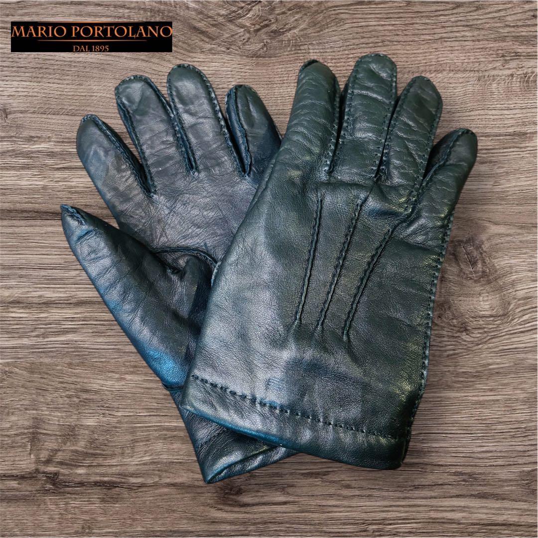 グローブス 革手袋 8 ハンドメイド イタリア製 美品 Mario Portolano