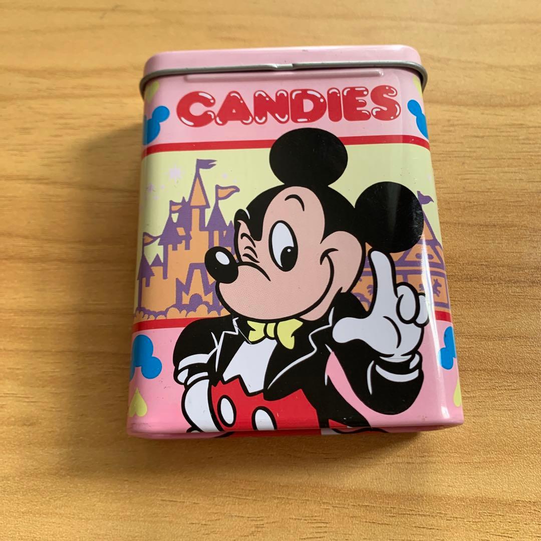 ディズニーランド☆ミッキー、ミニー。90年代キャンディ缶ケース