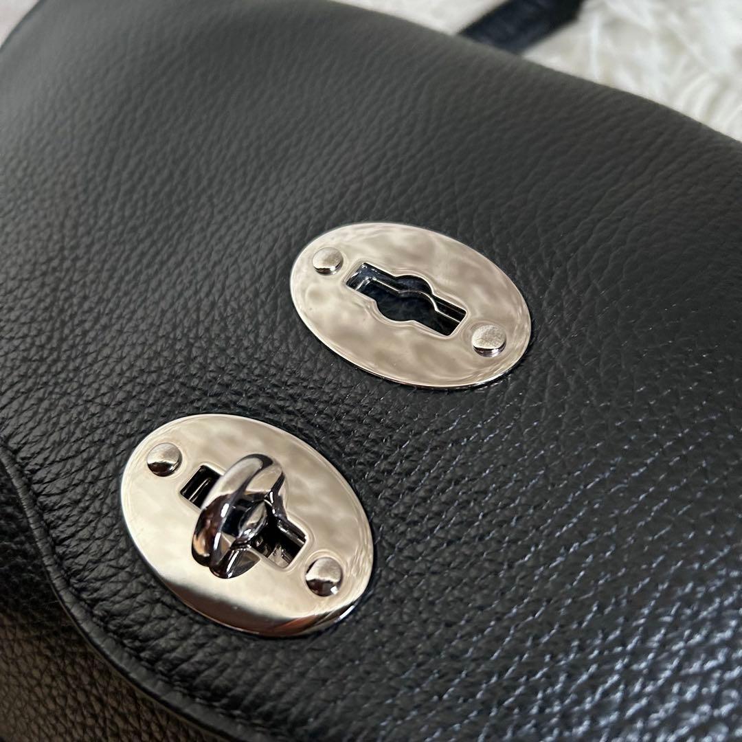 【専用ページ】未使用級　ザネラート2way ポスティーナブラックショルダーバッグ