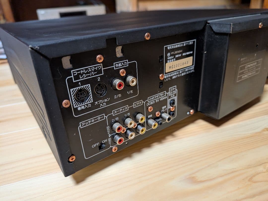 パイオニアレーザーディスクLDプレーヤーCLD-K1100 動作良好です