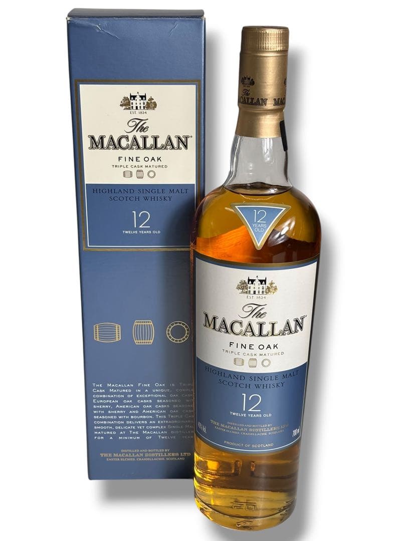 洋酒・国産ブランデー6本セット/マッカラン12年・XO・ヘネシー・カミュなど