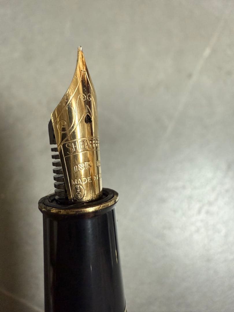 ジャンク】 万年筆 SHEAFFER ペン先 18K-750 刻印あり S115359451