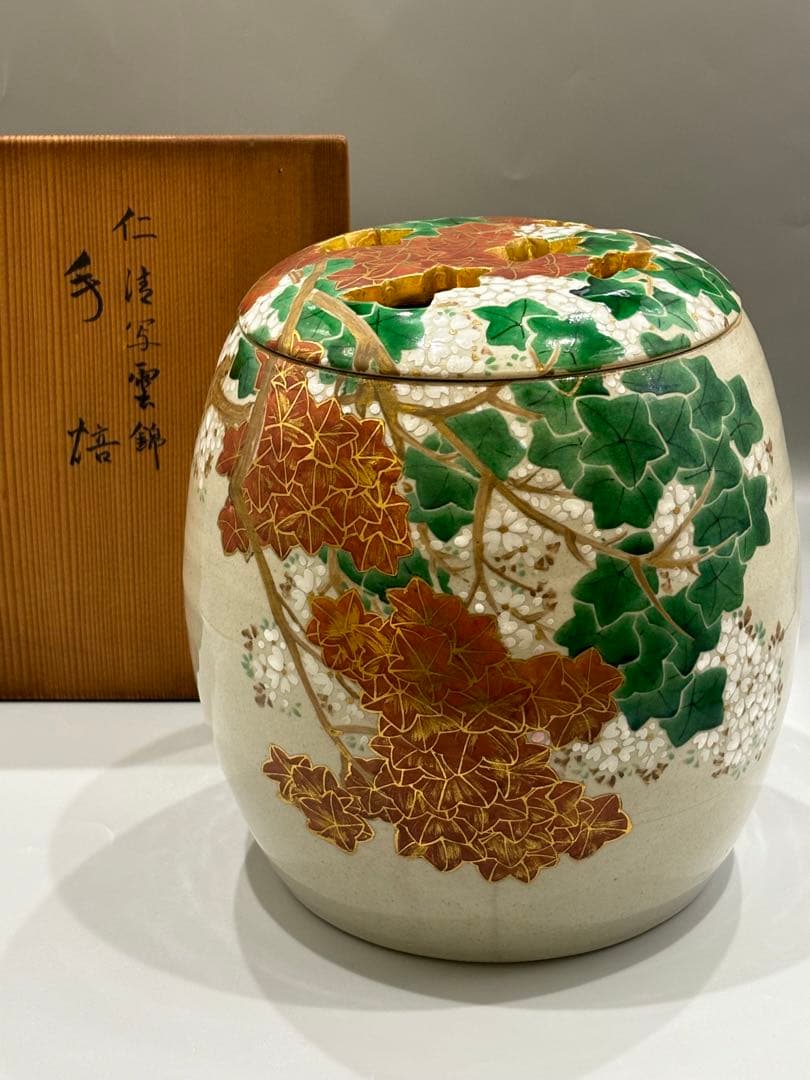 未使用保管品 至宝 東京墨壺 在銘二代目壺豊作 鶴亀木彫 1.3尺 限定