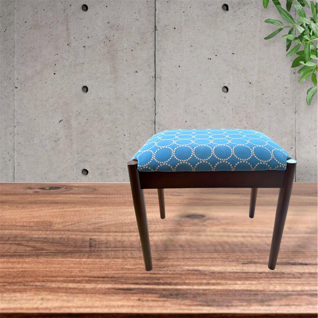 限定　ミナペルホネン　スツール　イス　椅子　オットマン　ブルー　新品未使用　家具