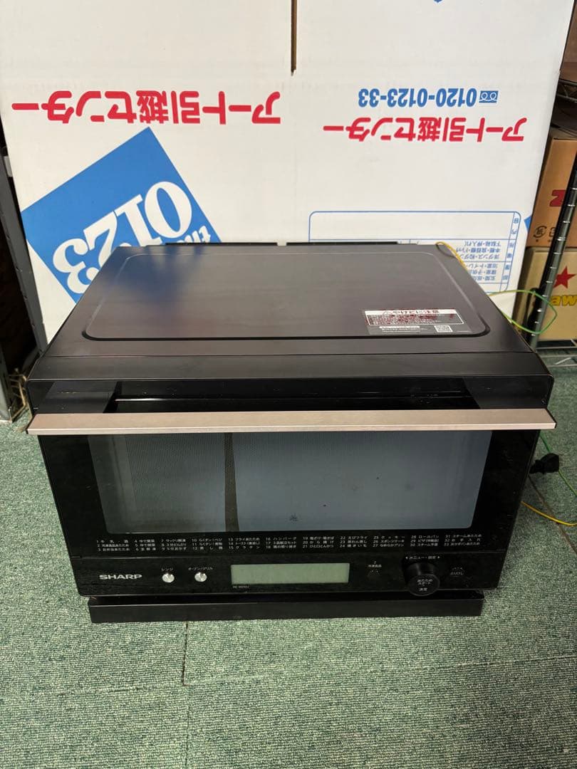 シャープ 電子レンジ 50/60Hz共用 RE-W232J-B 2021年製SHARP オーブン