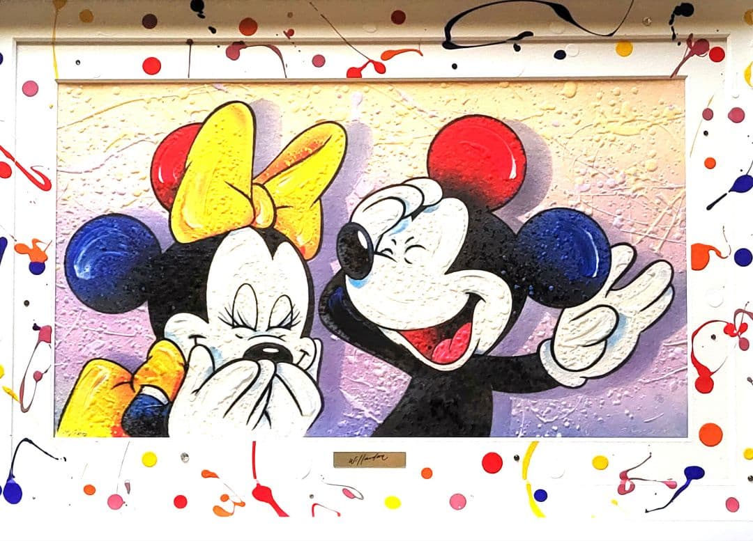 ウィラードソン マウスビーハビン 100枚限定 版画 アールビバン保証書