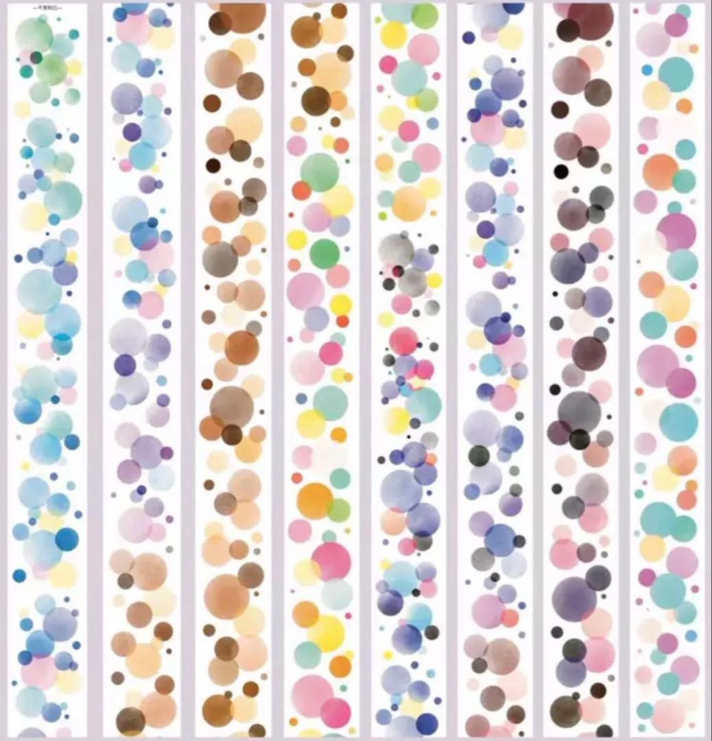 PET 半透明 泡泡6cm×5m 海外マスキングテープ 海外マステ