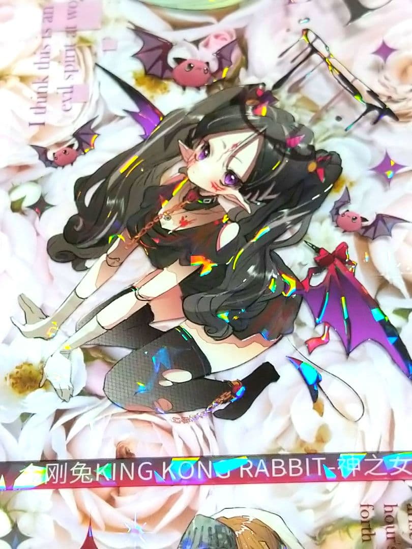 J326＃神之女(贝壳光)金刚兔切り売り海外人物マステ女の子