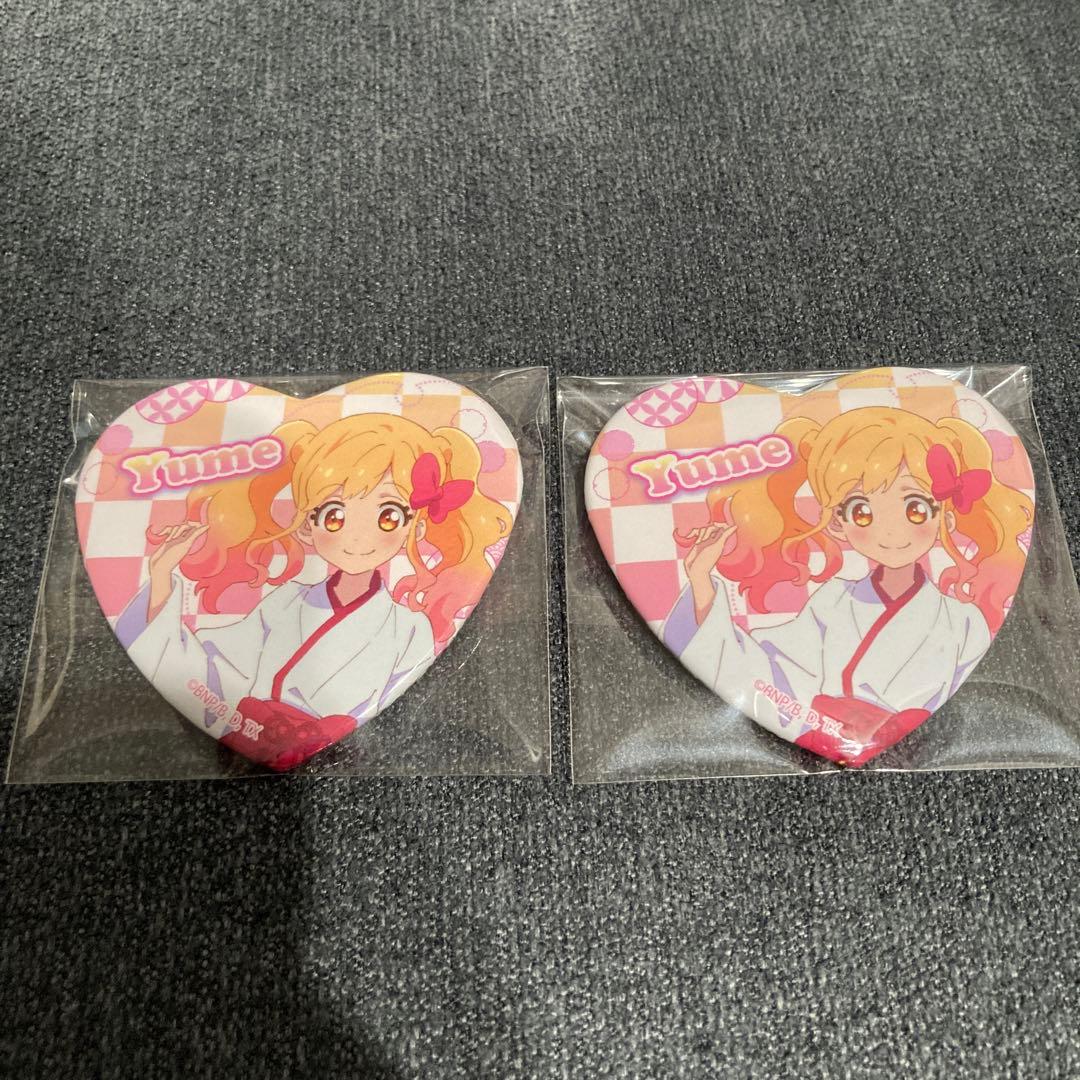 オールアイカツ！ミュージアム トレーディングハート缶バッジ セット