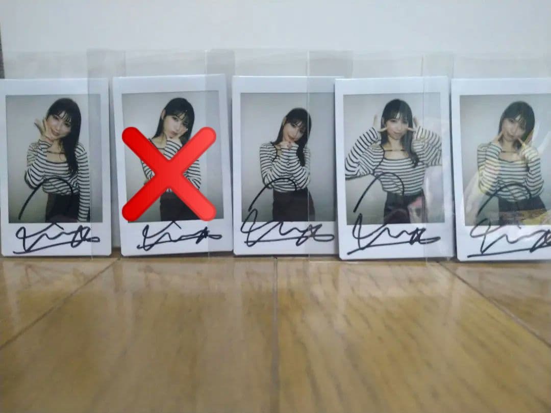 雪平莉左 直筆サイン入りチェキ 月刊少年チャンピオン当選品 雪平莉 【