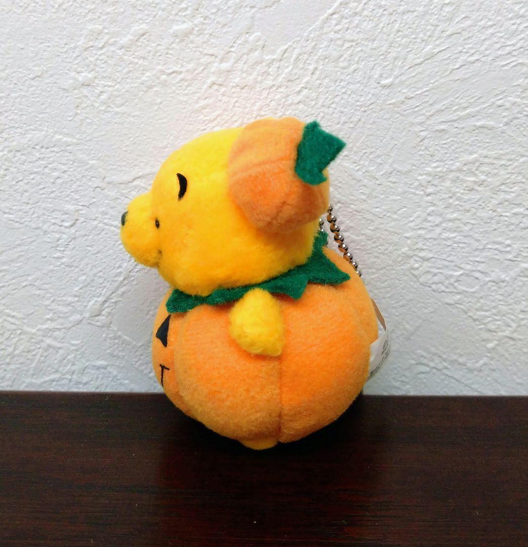 ★激レア★レトロ★ディズニーストア★ハロウィン★かぼちゃプーさんキーチェーン★