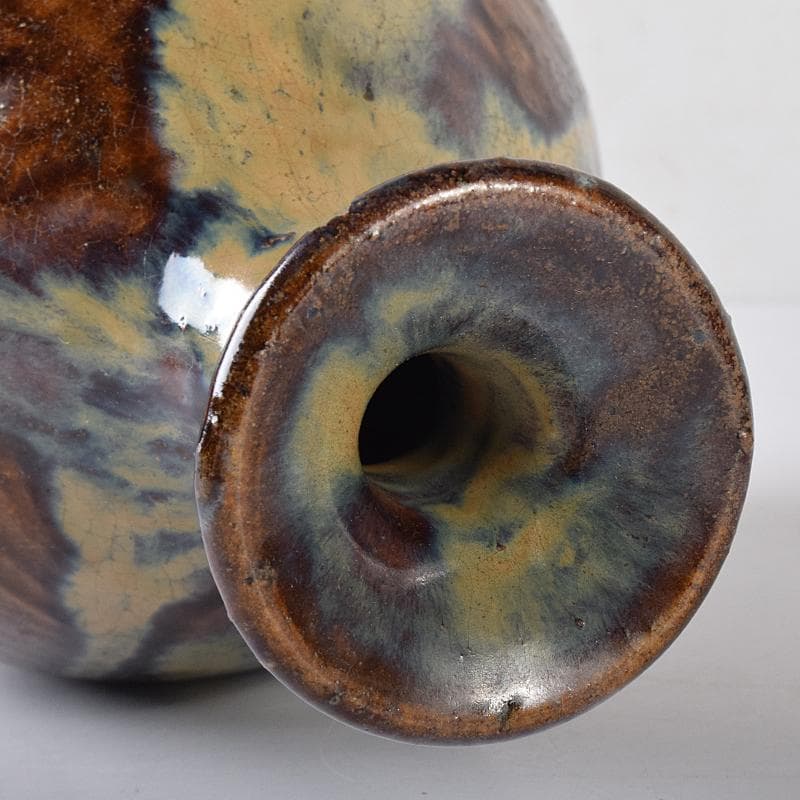 唐津焼　朝鮮唐津　徳利　一輪挿　時代箱付　M　R8248B