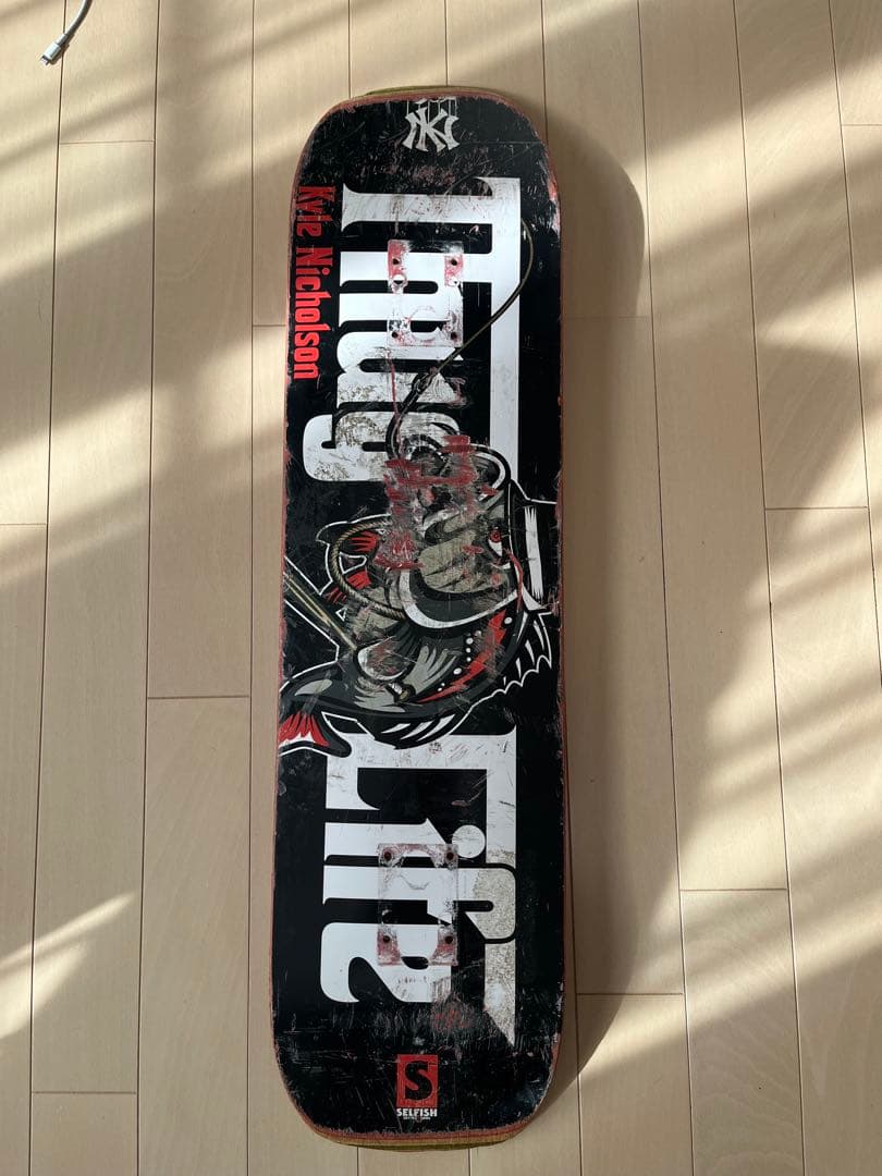 【本日限定】スケボーデッキ 板のみ 6枚セット♡車輪なし♪傷あり＊インテリア◎