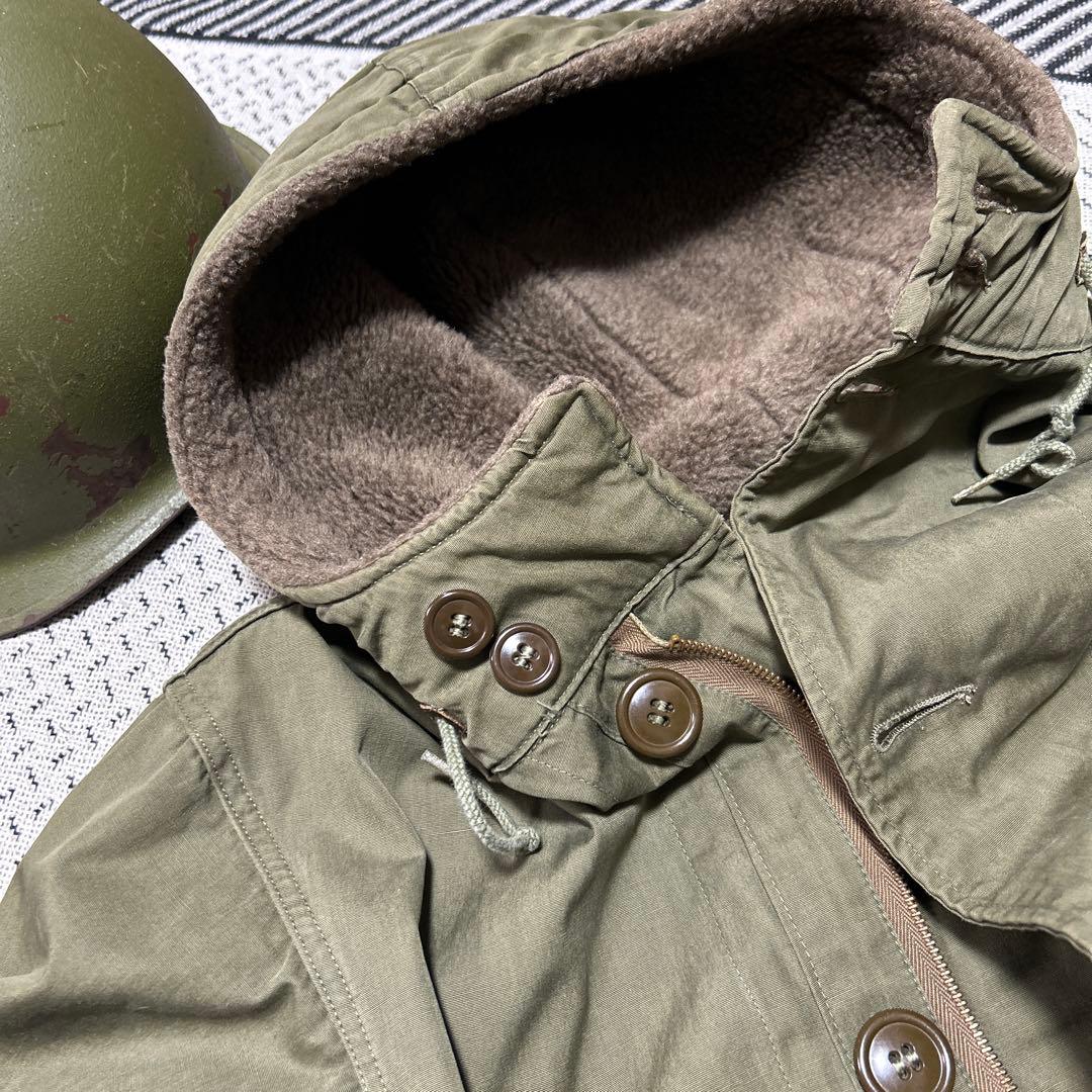 希少 レア 米軍実物 M45 オーバーコート フィールドパーカー 40s 陸軍