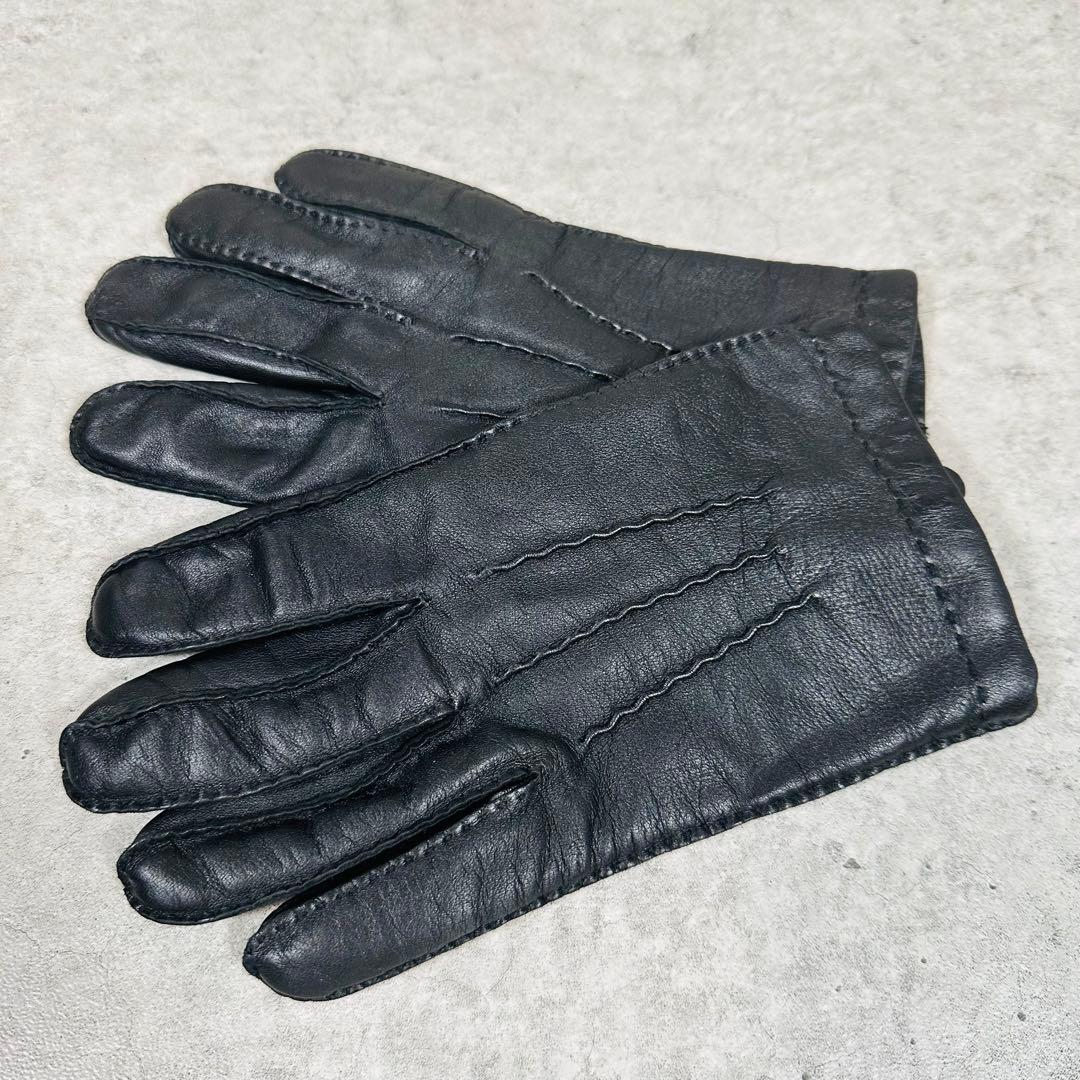 デンツ 手袋 グローブ メンズ DENTS レザー カシミヤ カシミア バス｜メンズ カシミアライニング レザーグローブ｜Dents