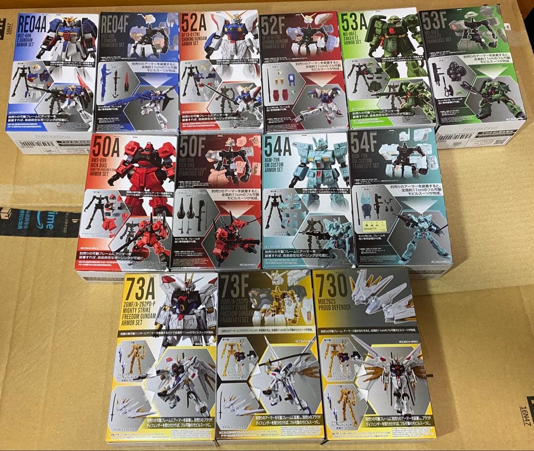 新品未開封　機動戦士ガンダム　GフレームFA 13個セット