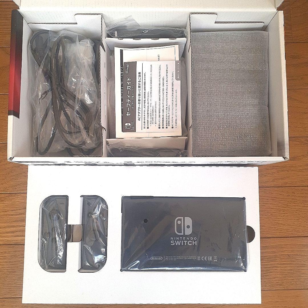 Switch ニンテンドースイッチ　グレー　箱付き　付属品付