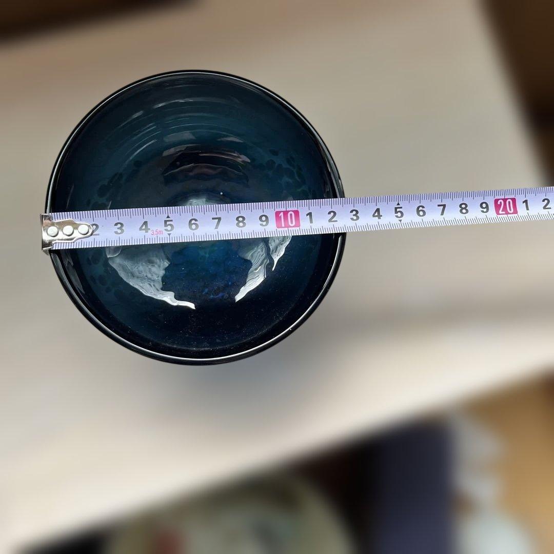 小林貢 吹きガラス鉢 青緑 ボウル/鉢 ガラス工芸品 - メルカリ